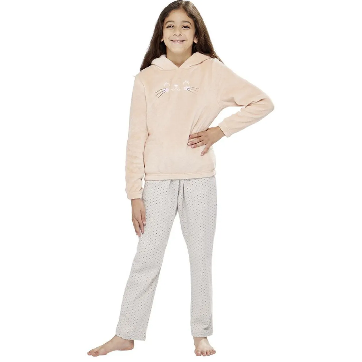 Sweat pyjama chat pour enfant Taille XS/6-8 ans ou 10-12 ans