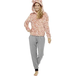 Sweat pyjama léopard pour adulte Taille S/M ou L