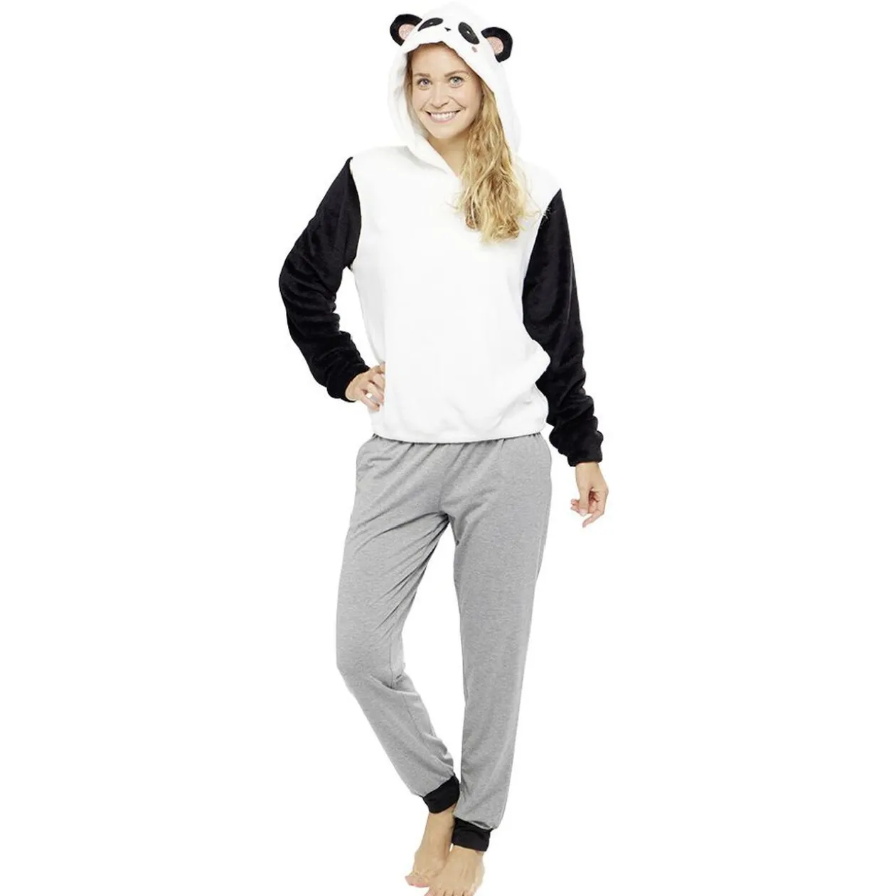 Sweat pyjama panda pour adulte Taille S/M ou L
