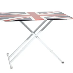 Table basse amovible design drapeau anglais