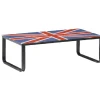 Table basse design London drapeau anglais