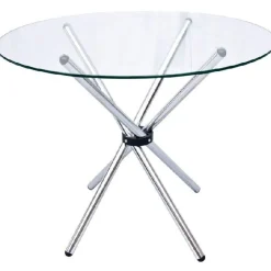 Table ronde transparente Jidoo