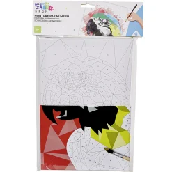 Tableau à peindre par soi-même ara numéroté