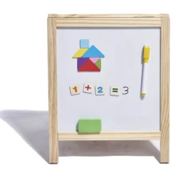 Tableau à poser 1 côté ardoise magnétique 1 côté craie