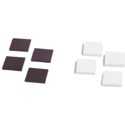 Tableau blanc avec surface en bois 33,7x28,1 cm