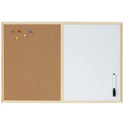 Tableau blanc et liège 2 en 1