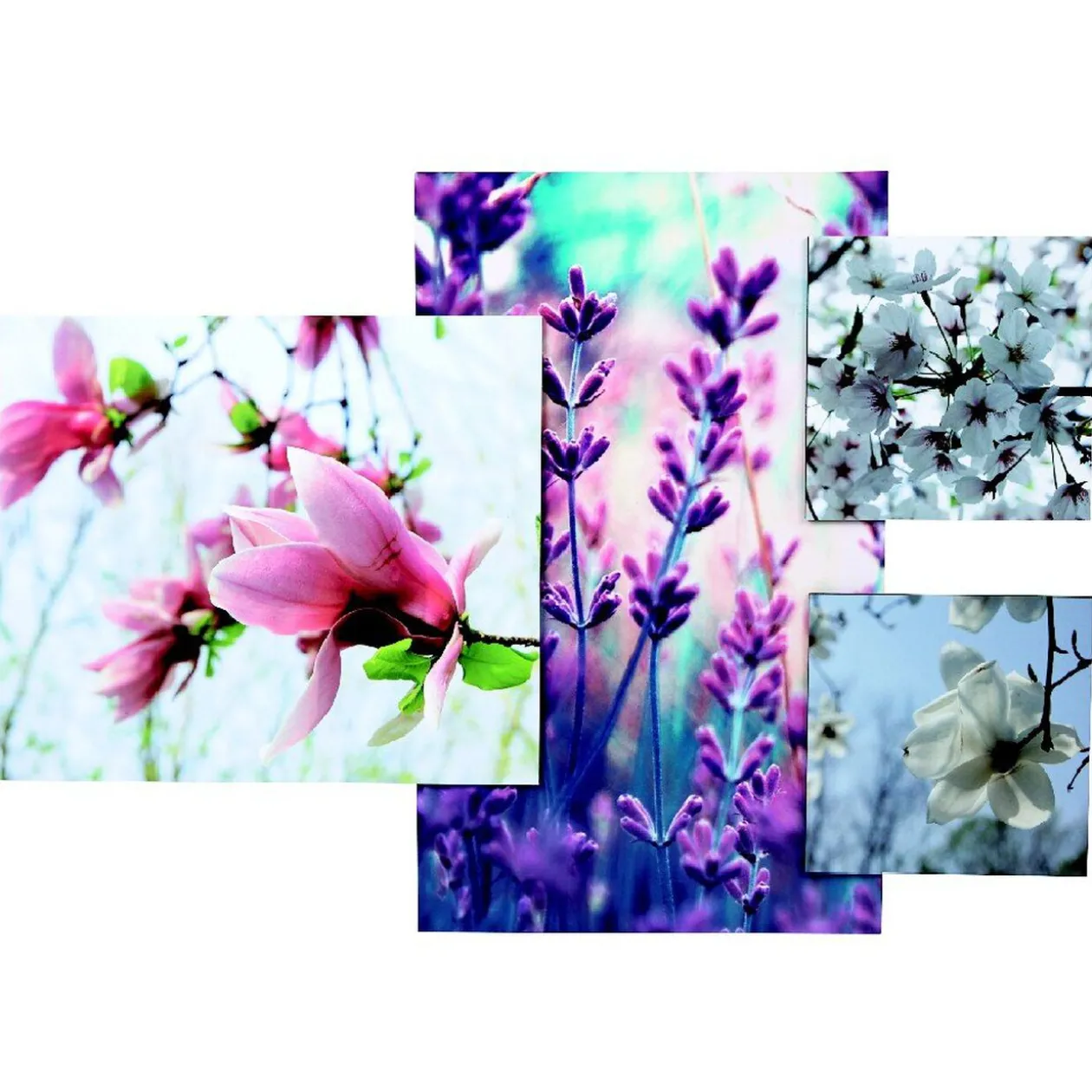 Tableau déco fleurs en relief