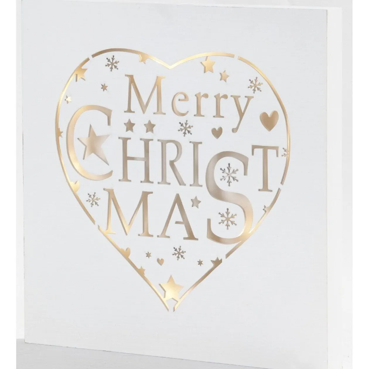 Tableau déco led Merry Christmas