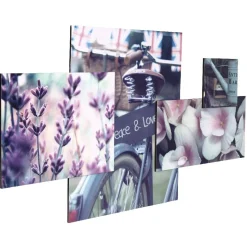 Tableau déco Peace and love en relief