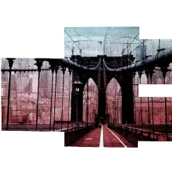 Tableau déco pont en relief