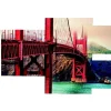 Tableau déco pont San Francisco en relief