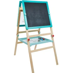 Tableau double face noir transparent en bois certifié FSC®