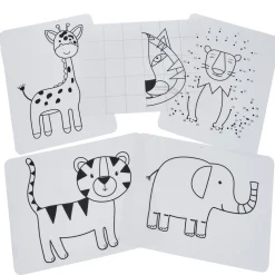 Tableau double face noir transparent en bois certifié FSC®