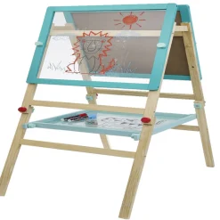 Tableau double face noir transparent en bois certifié FSC®