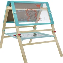 Tableau double face noir transparent en bois certifié FSC®