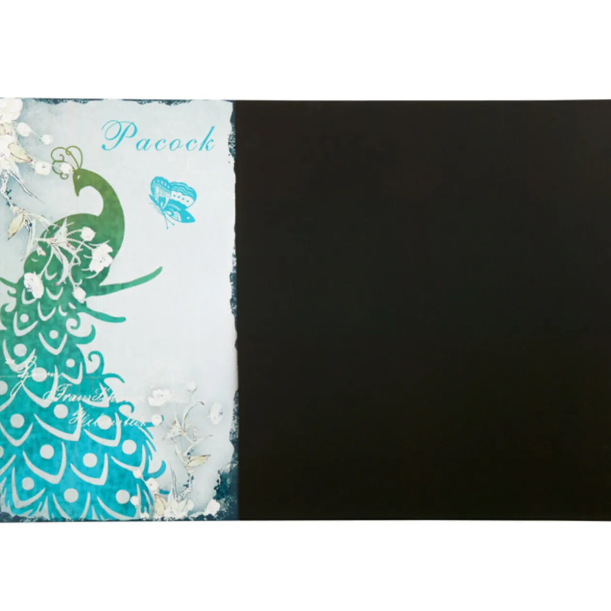 Tableau mémo motifs paon