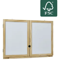 Tableau triptyque en bois certifié FSC®