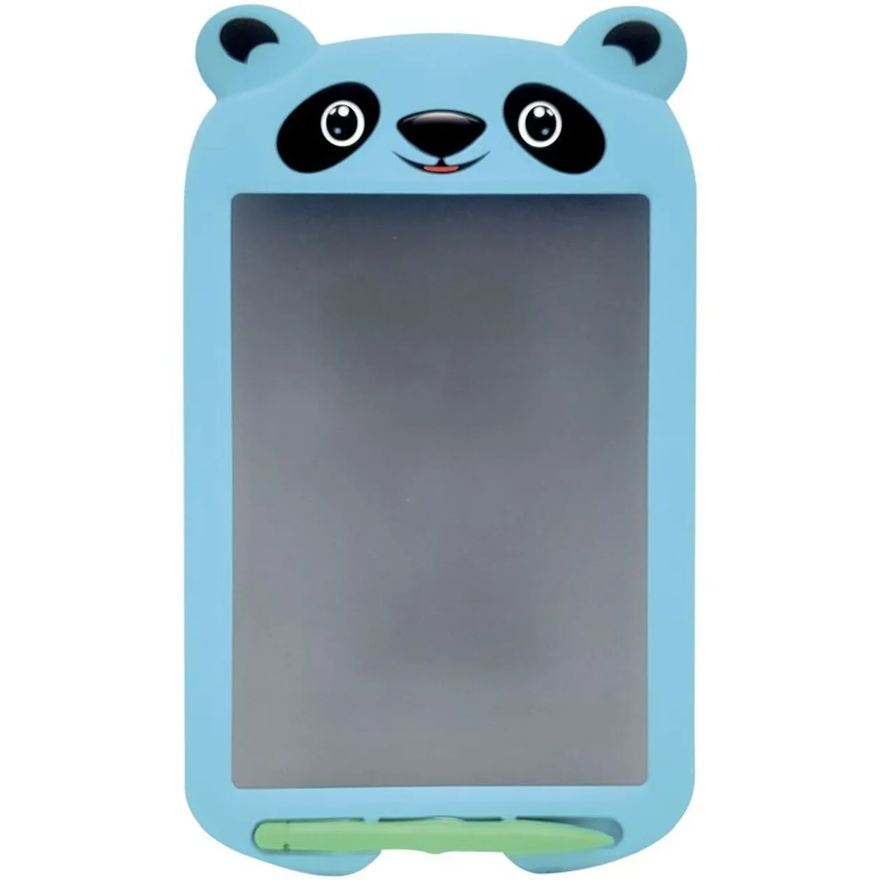 Tablette d'écriture enfant écran LCD forme ours H20cm blanc ou bleu