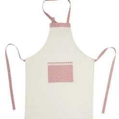 Tablier ajustable rose beige