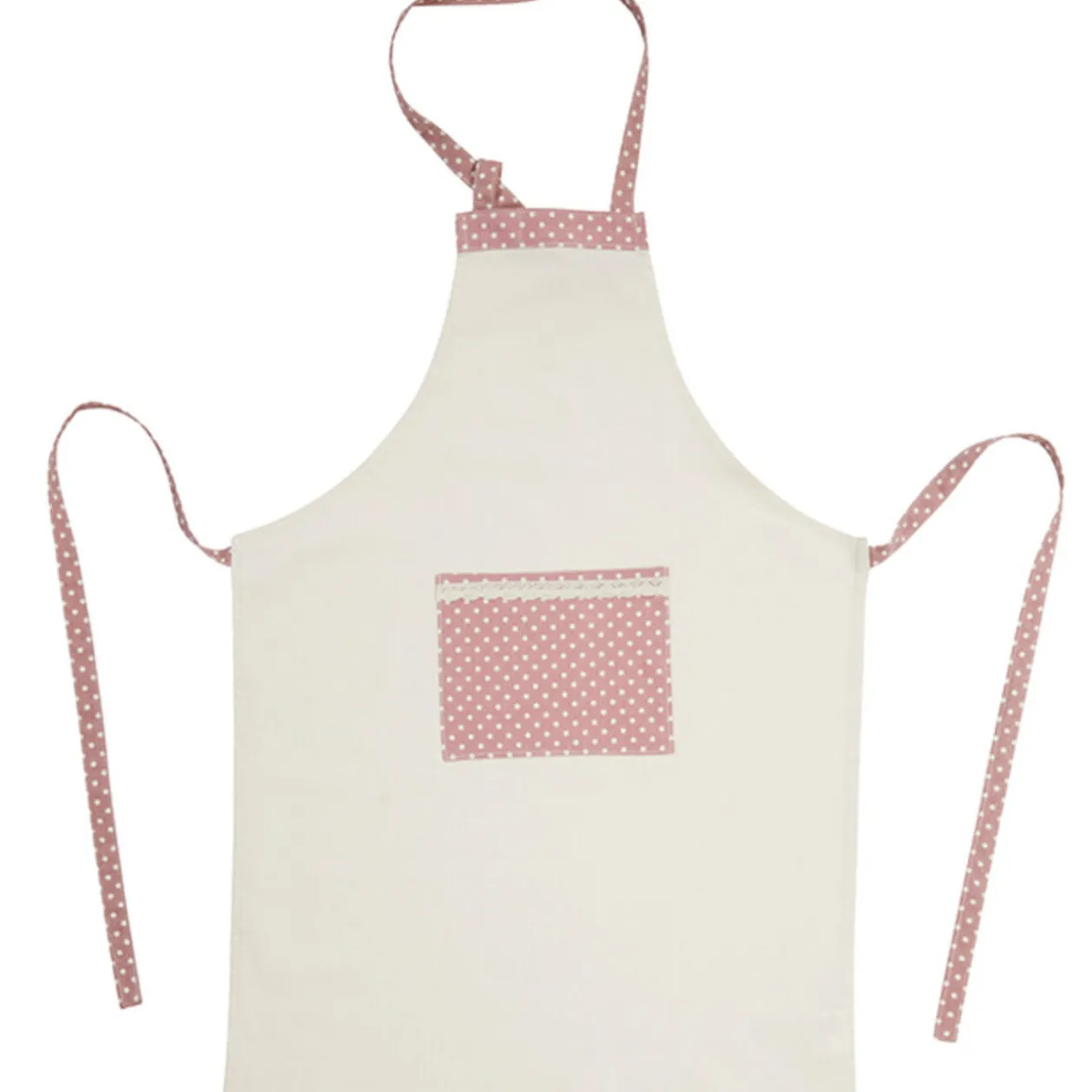 Tablier ajustable rose beige