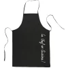Tablier avec poche noir Le chef en cuisine