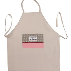 Tablier brodé design confiture de fraises