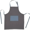 Tablier de cuisine en coton gris