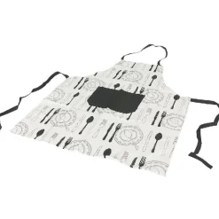 Tablier de cuisine imprimé couverts