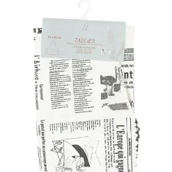 Tablier de cuisine journal