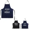 Tablier de cuisine noir pour Papa 2 coloris