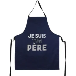 Tablier de cuisine noir pour Papa 2 coloris