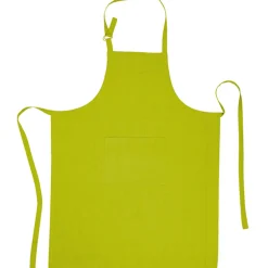 Tablier de cuisine vert anis