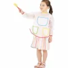 Tablier de peinture enfant imperméable manches longues 3 poches