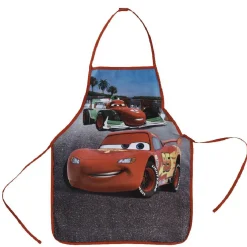 Tablier et toque Cars rouge