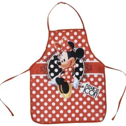 Tablier et toque Minnie rouge