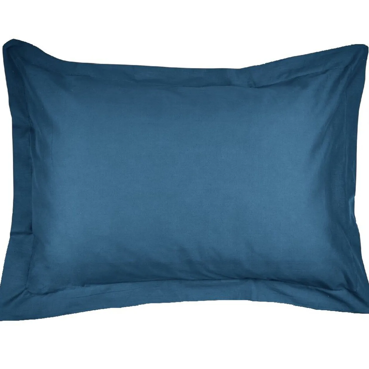 Taie d oreiller bleu gris avec volant