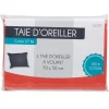 Taie d oreiller corail avec volant