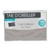 Taie d oreiller gris