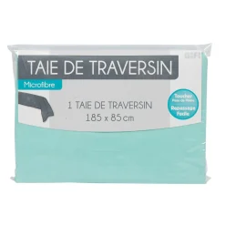 Taie de traversin vert d eau