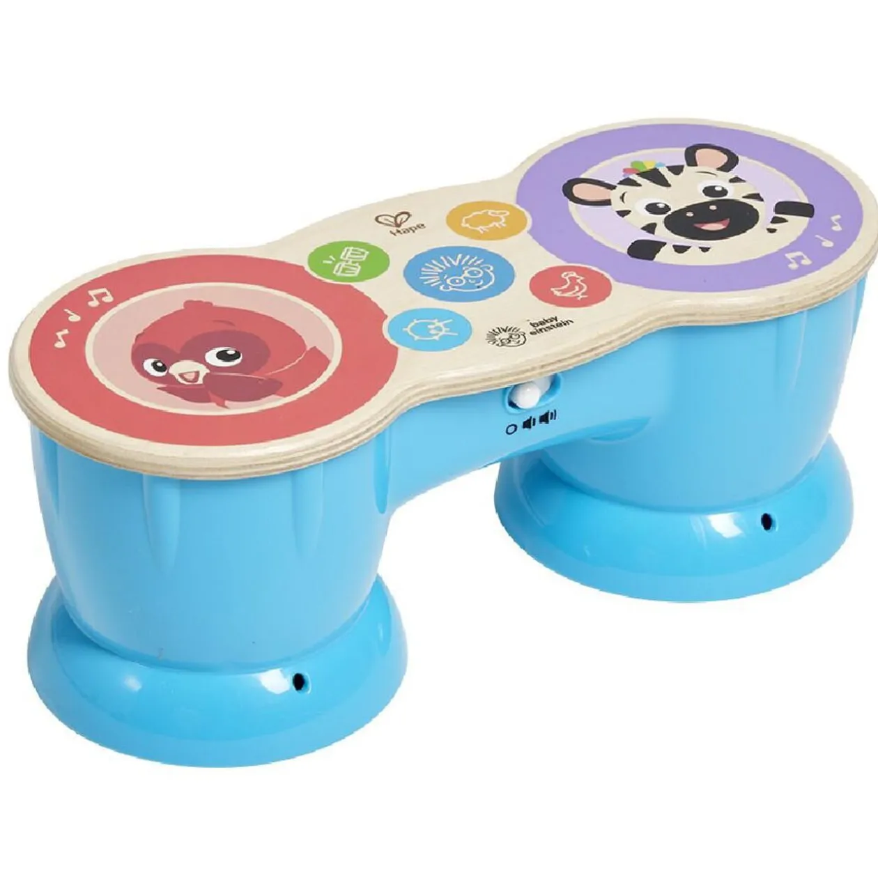 Tambour éveil bébé bleu