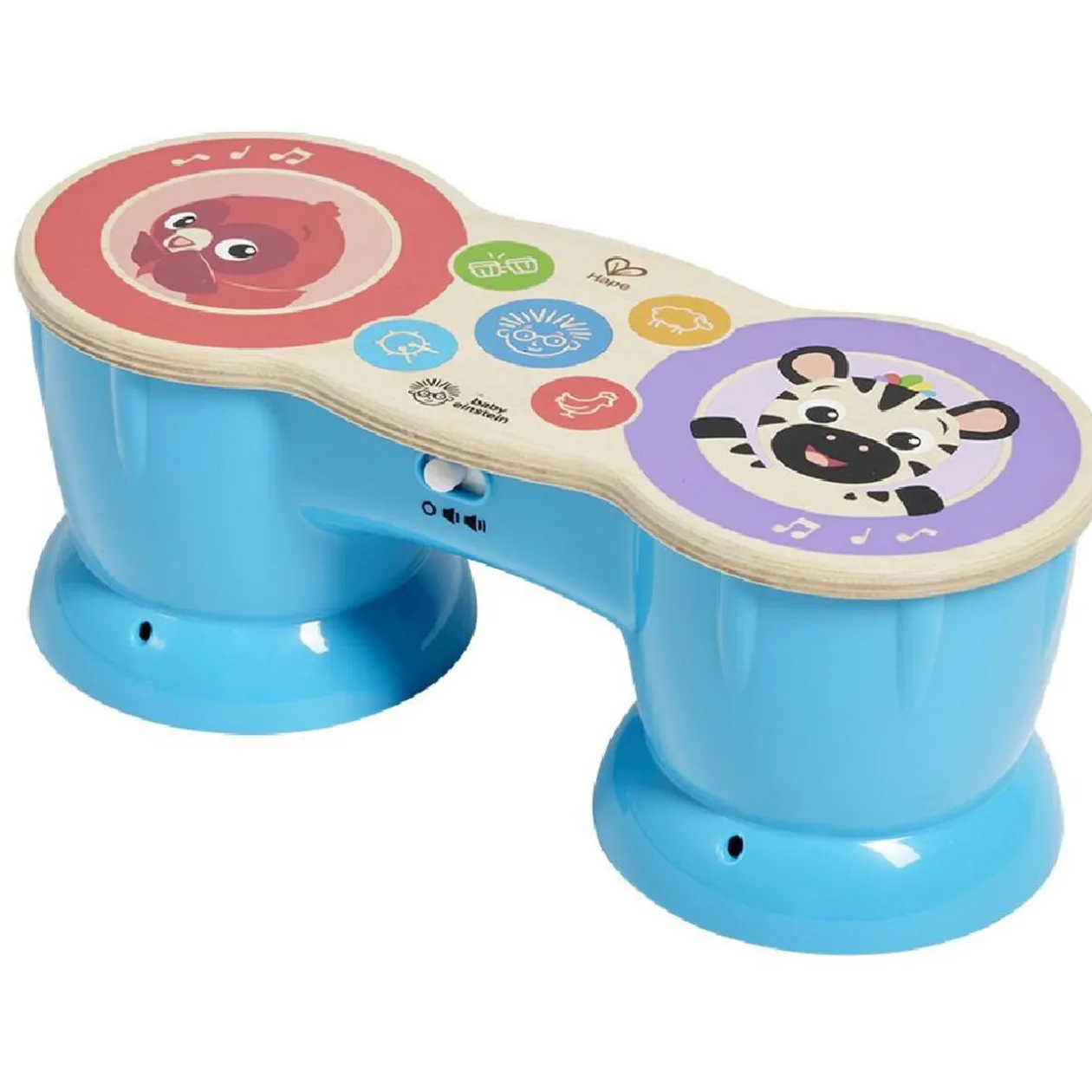 Tambour éveil bébé bleu