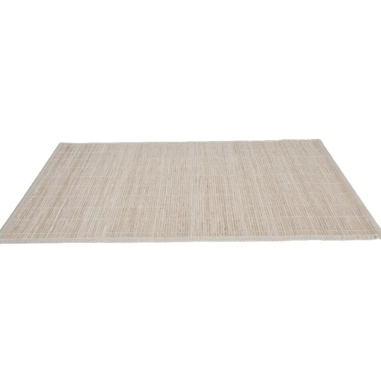 Tapis bambou beige 80 cm