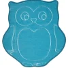 Tapis chouette bleue velours