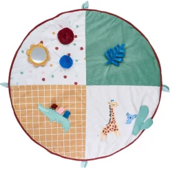 Tapis d'activité avec papier bruissant Ø100cm