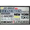 Tapis de cuisine design city word