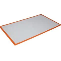 Tapis de cuisine gris et corail