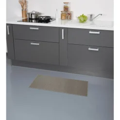 Tapis de cuisine L80X50 couleur taupe