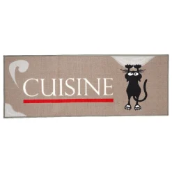 Tapis de cuisine motif chat