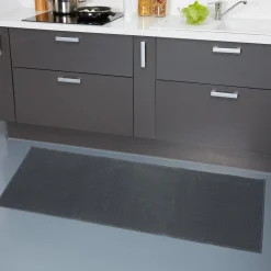 Tapis de cuisine XXL gris