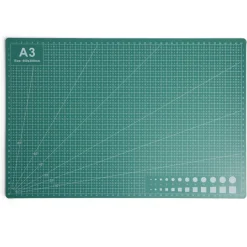 Tapis de découpe format A3 PVC vert 450x300mm